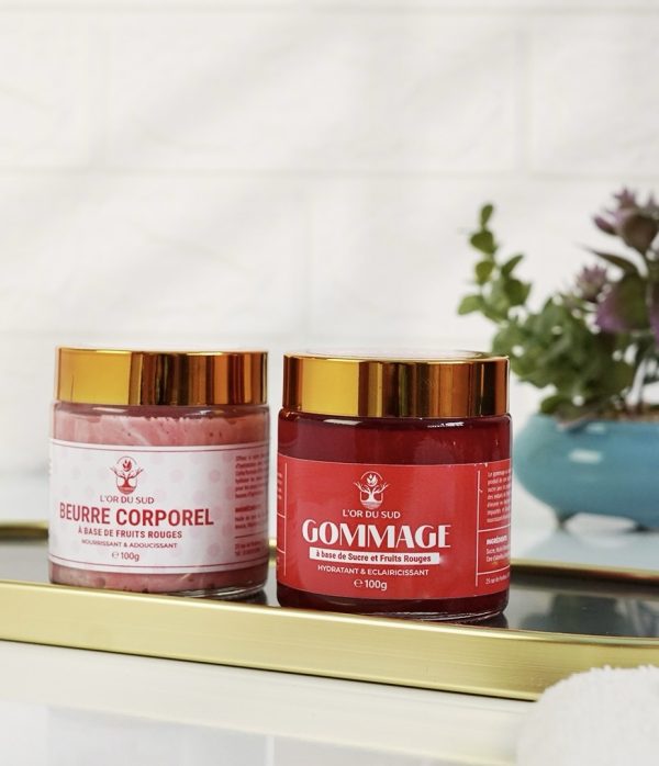 Coffret Douceur aux Fruits Rouges – Gommage & Beurre Corps